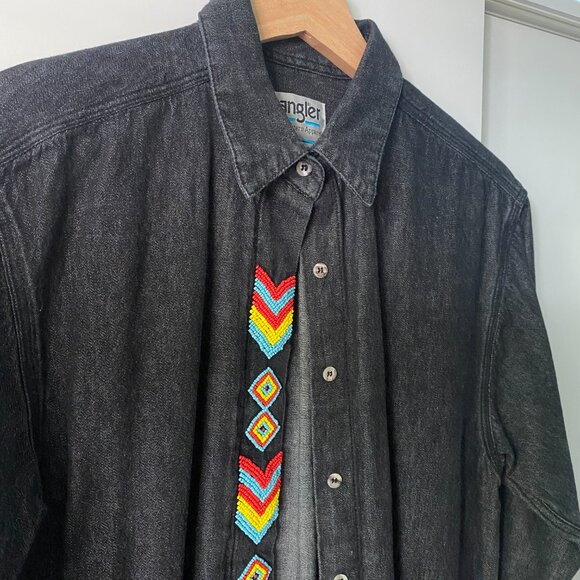 Wrangler | Vintage Beaded Button Up - Picture 3 of 6
